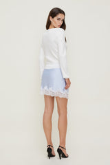 Dynamite US | Rebecca Crewneck Cardigan White