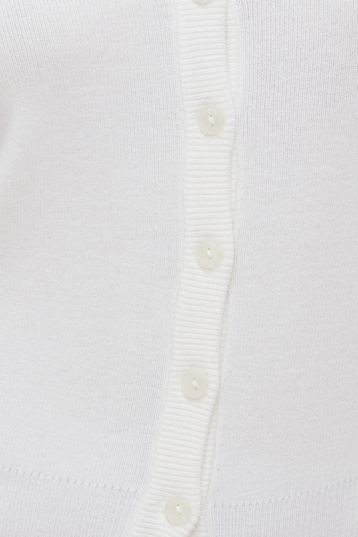 Dynamite US | Rebecca Crewneck Cardigan White