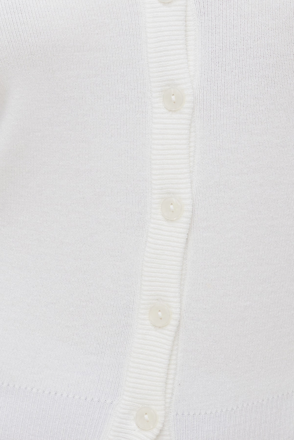 Dynamite US | Rebecca Crewneck Cardigan White