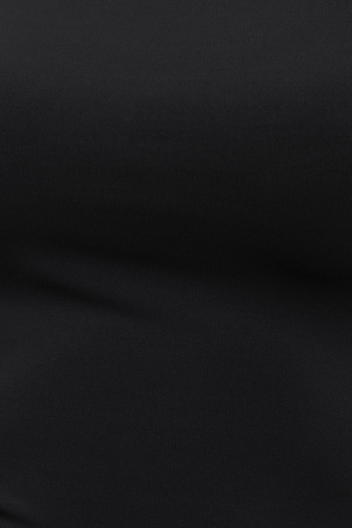 Dynamite Online | Sculpt Cap Sleeve T Shirt Black