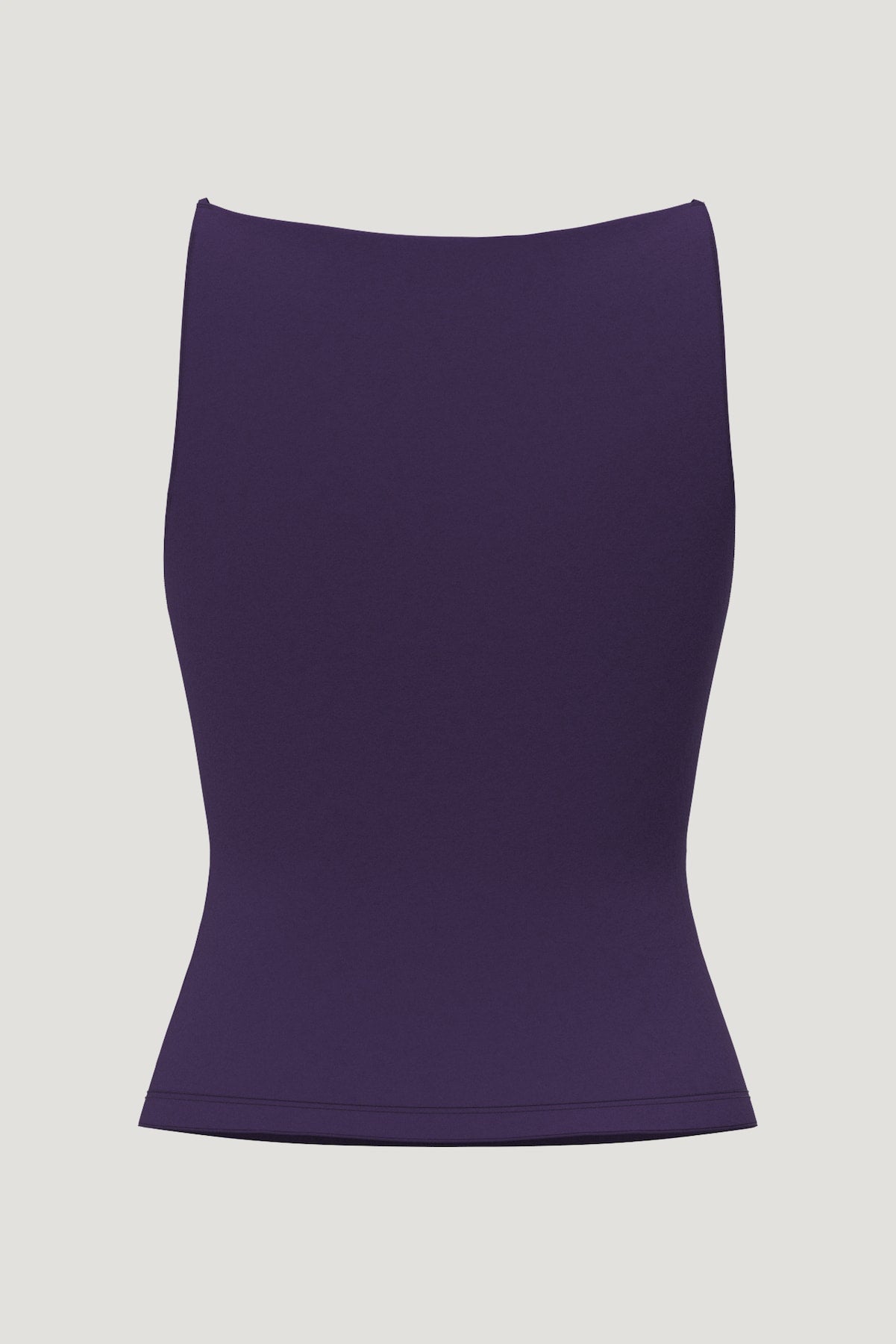 Dynamite Discount | Sculpt Strappy Boat Neck Tank Top PURPLE