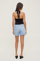 Dynamite Outlets | Sculpt Halter Top Black