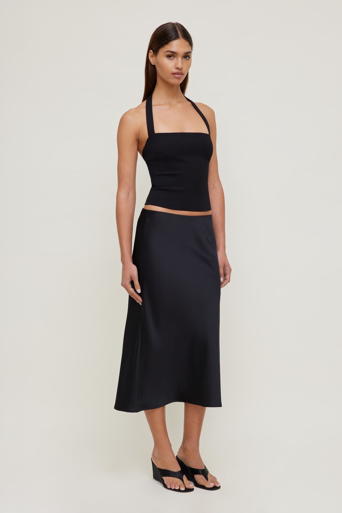 Dynamite US | Ponte Halter Top Black