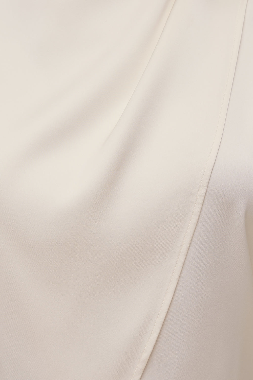 Dynamite Store | Ella Layered Satin Blouse Beige