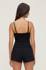 Dynamite On Sale | Ponte Bustier Top Black