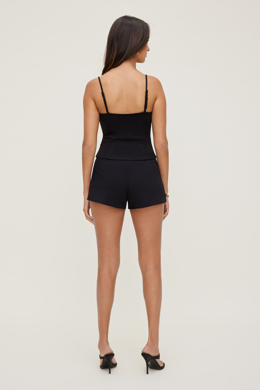 Dynamite On Sale | Ponte Bustier Top Black