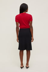 Dynamite US | Clara Short Sleeve Sweater Red