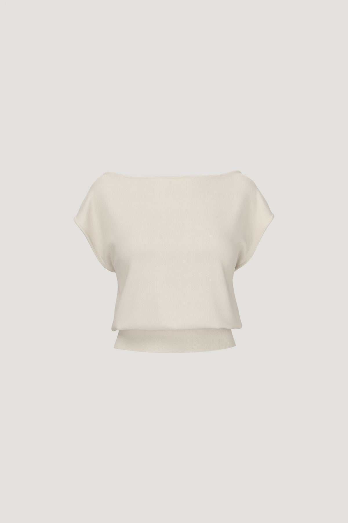 Dynamite Online | Aria Boat Neck Sweater  Beige