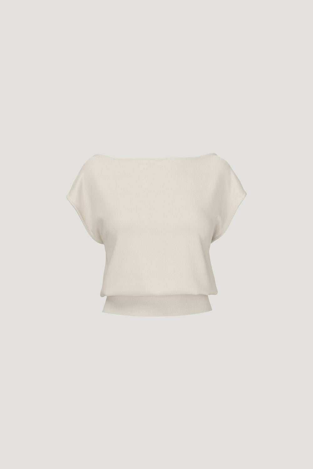 Dynamite Online | Aria Boat Neck Sweater  Beige