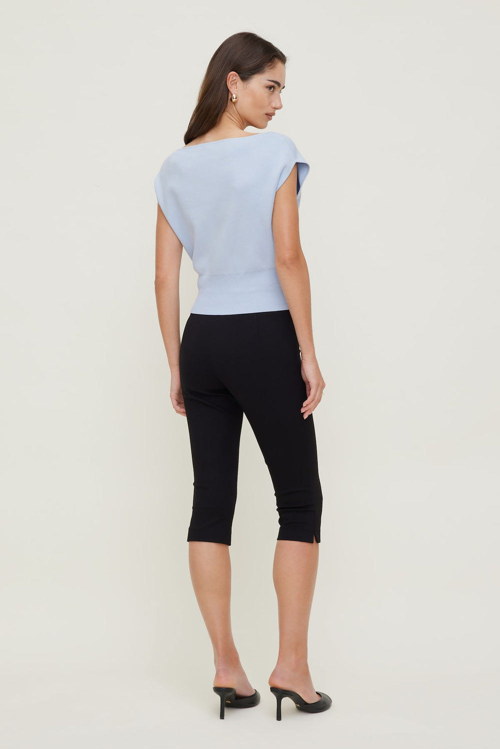 Dynamite Discount | Aria Boat Neck Sweater  Blue