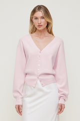 Dynamite Website Shop | V Neck Cardigan Pink