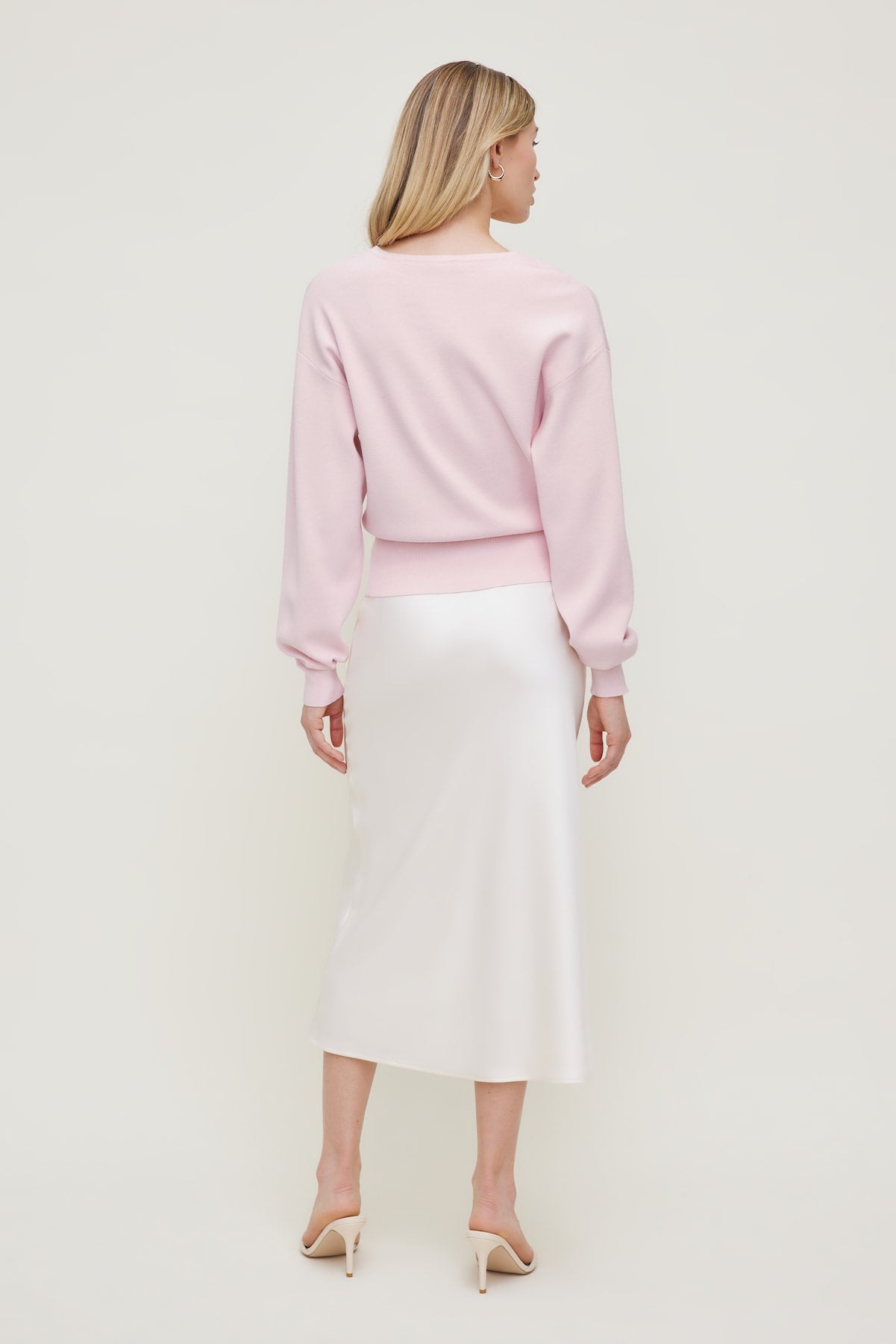 Dynamite Website Shop | V Neck Cardigan Pink