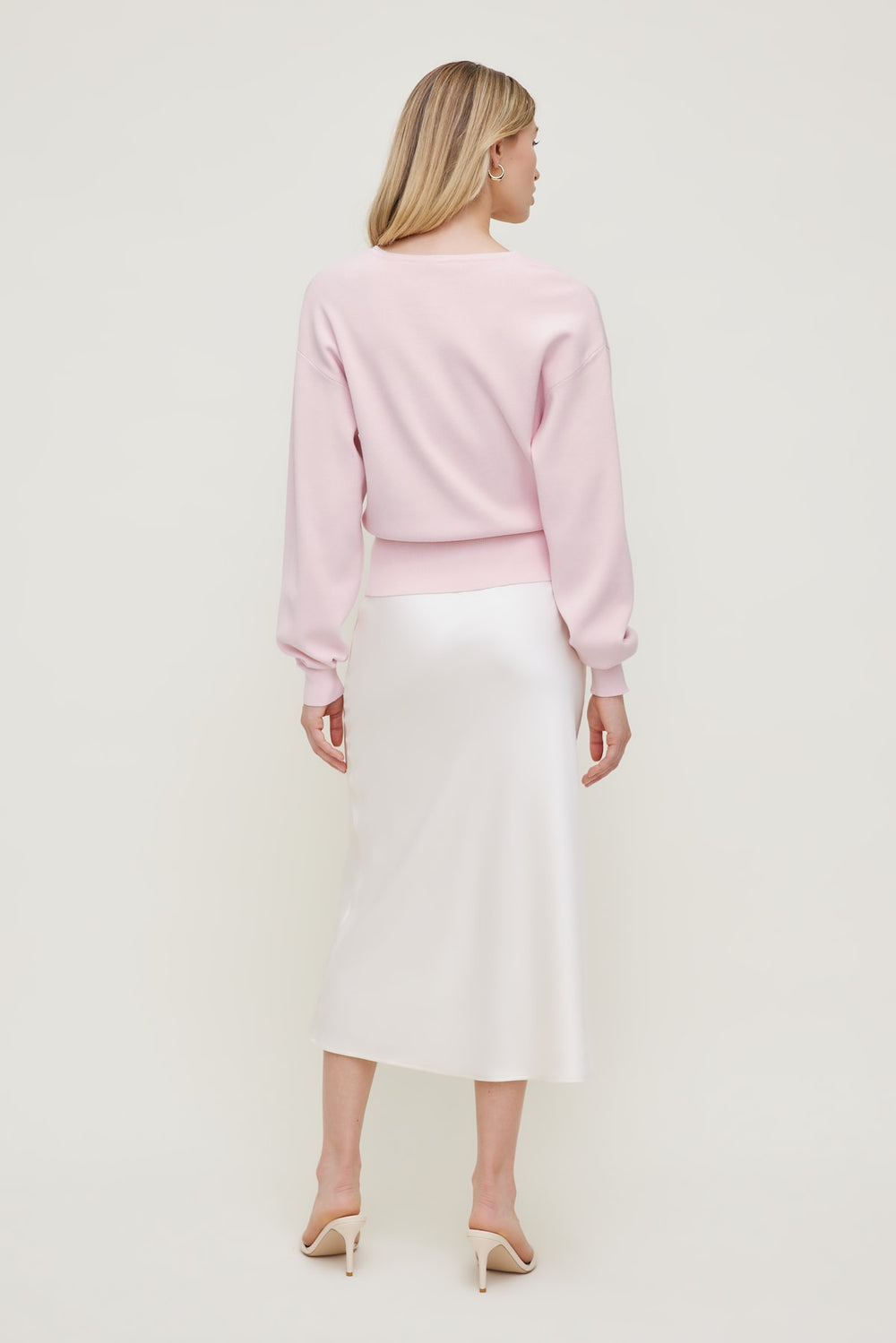 Dynamite Website Shop | V Neck Cardigan Pink
