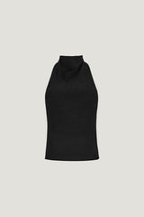 Dynamite US | Mock Neck Sweater Tank Top Black