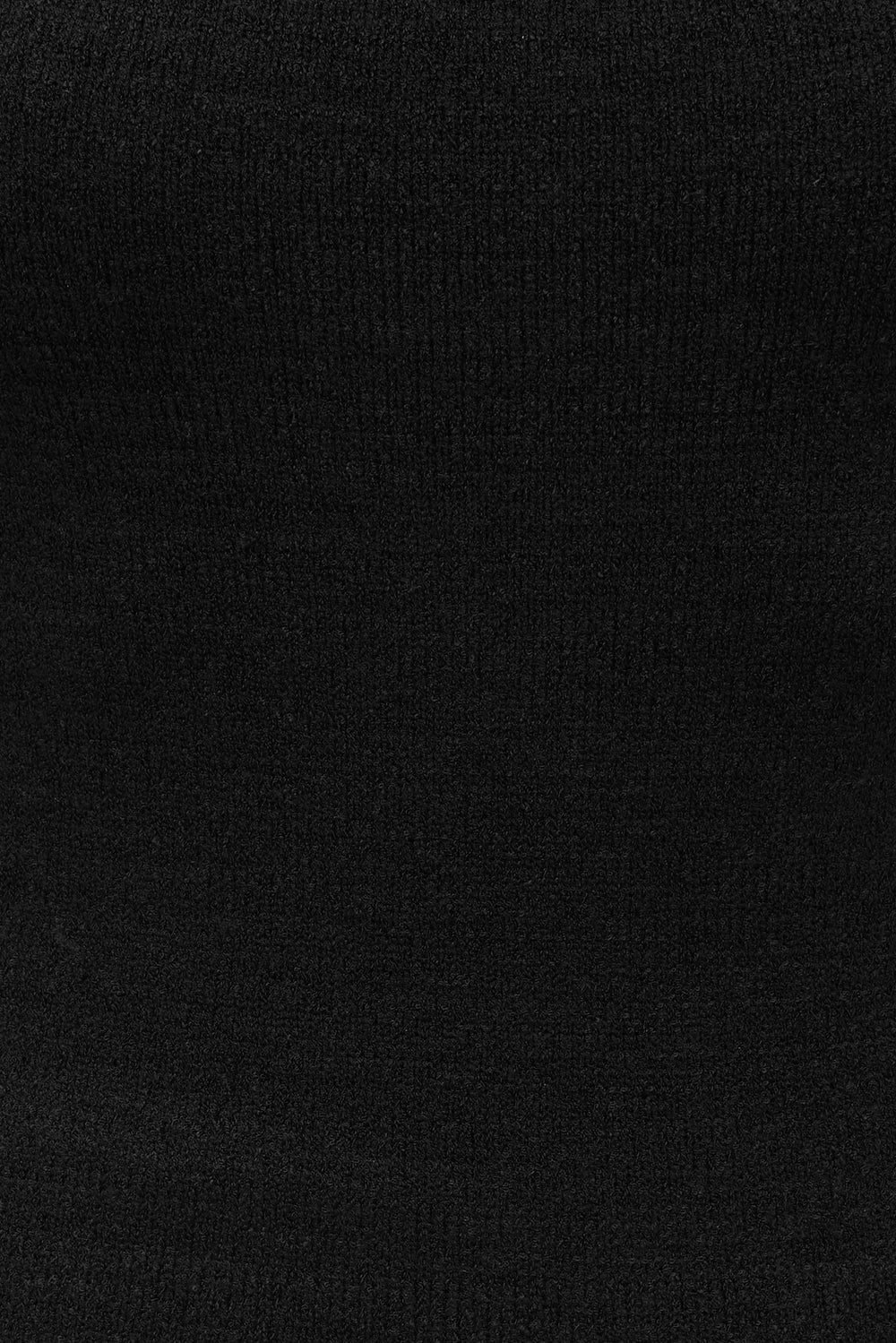Dynamite US | Mock Neck Sweater Tank Top Black