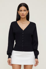 Dynamite Online | V Neck Cardigan Black