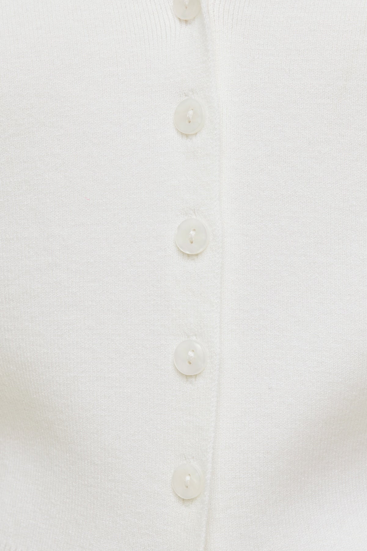 Dynamite Outlet | V Neck Cardigan White