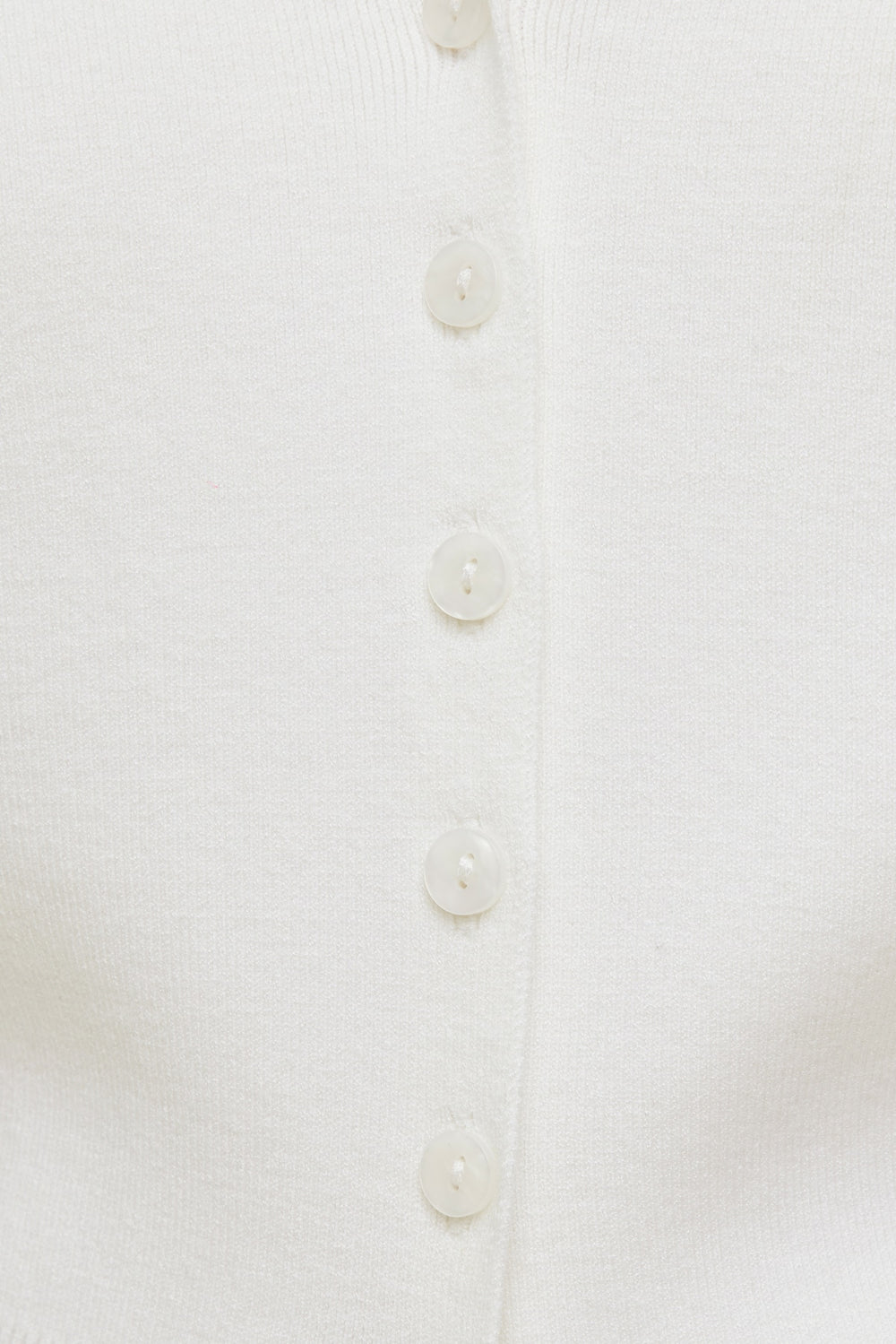 Dynamite Outlet | V Neck Cardigan White