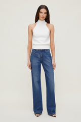 Dynamite Website Shop | Turtleneck Sweater Tank Top White