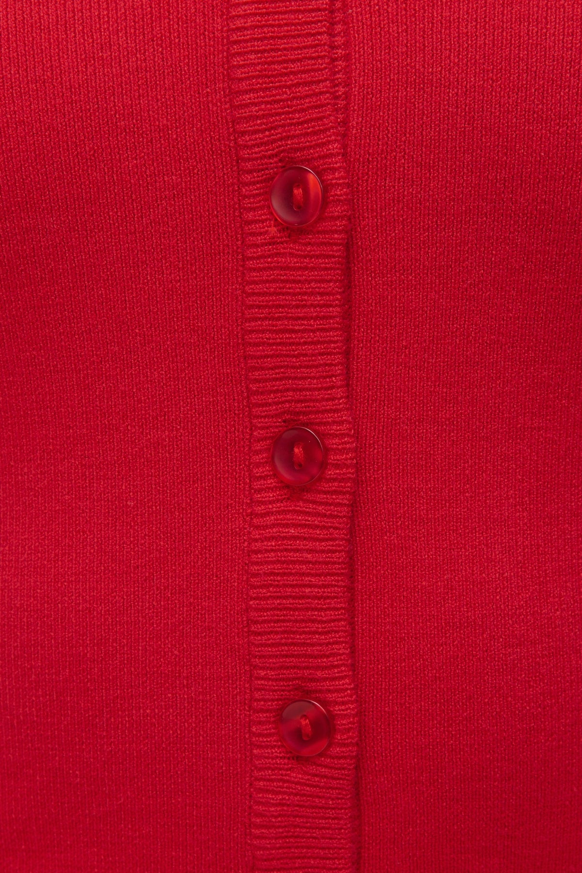 Dynamite Outlets | Rebecca Crewneck Cardigan Red
