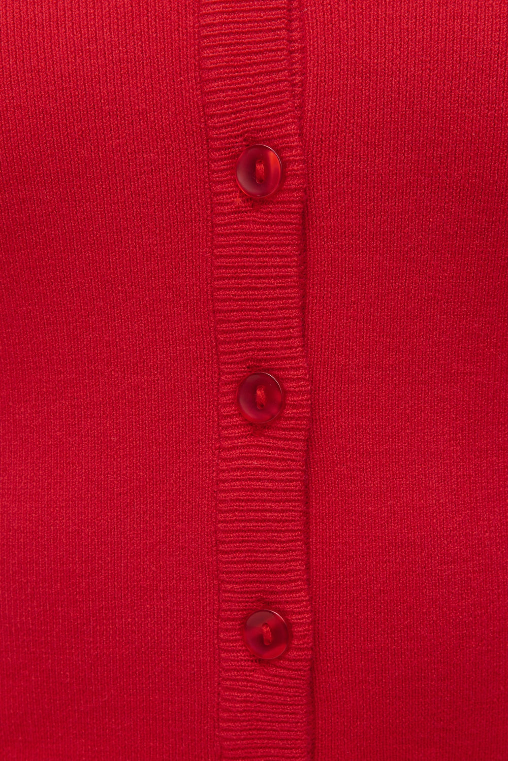 Dynamite Outlets | Rebecca Crewneck Cardigan Red