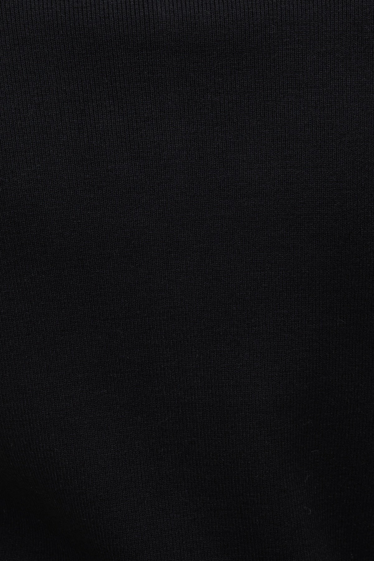 Dynamite Online | Polo Crewneck Cardigan Black