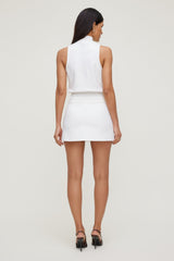 Dynamite Outlet | Mock Neck Sweater Vest White