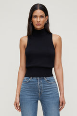 Dynamite Store | Mock Neck Sweater Vest Black