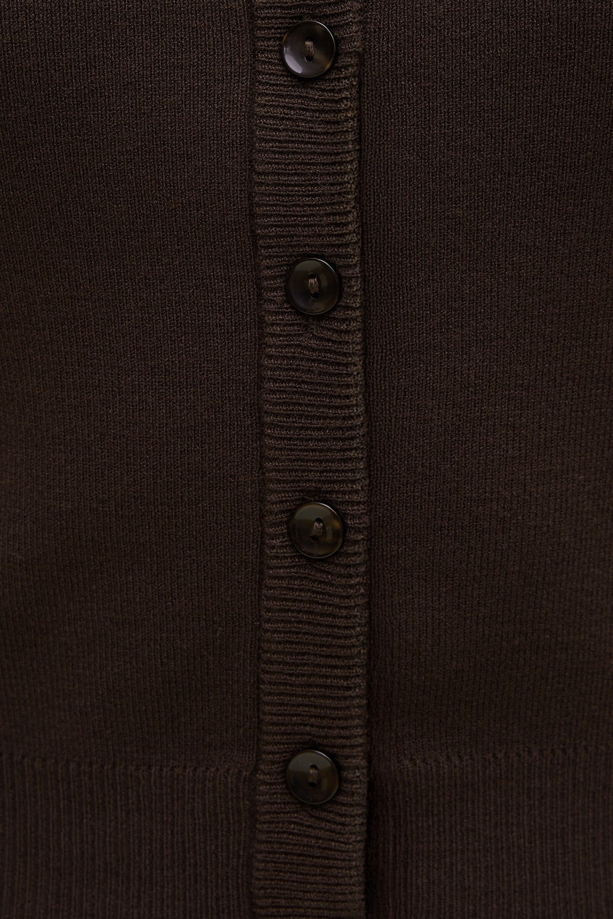 Dynamite Outlets | Rebecca Crewneck Cardigan Brown