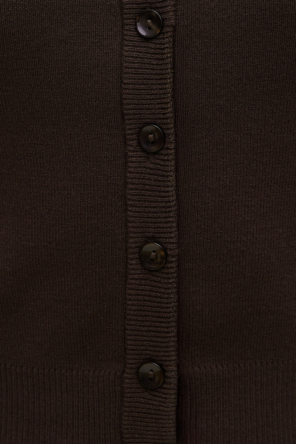 Dynamite Outlets | Rebecca Crewneck Cardigan Brown