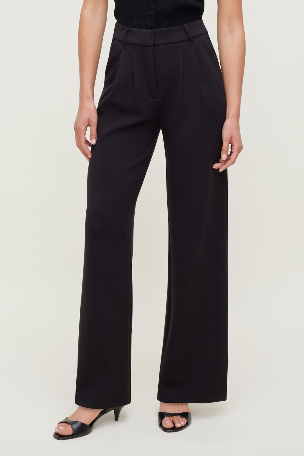Dynamite Outlet | Alex Anywear Wide Leg Pants Black