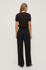 Dynamite Outlets | Alex Airflow Wide Leg Pants Black
