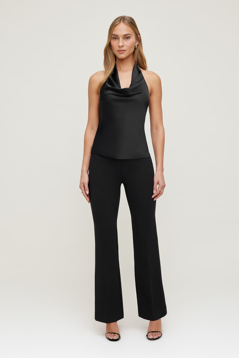 Dynamite On Sale | Frankie Tailored Slim Bootcut Pants Black