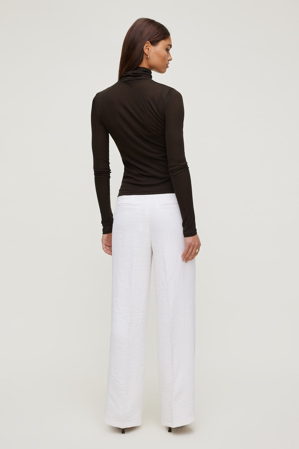 Dynamite Online | Yasmin Airflow Straight Leg Pants White