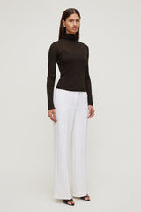 Dynamite Online | Yasmin Airflow Straight Leg Pants White