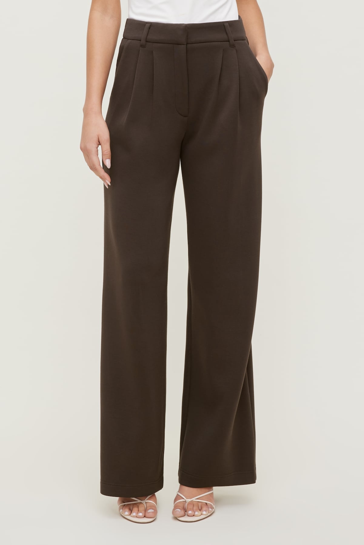 Dynamite Discount | Alex Anywear Wide Leg Pants Brown
