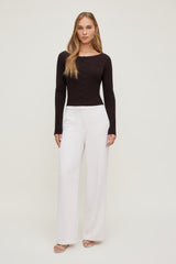 Dynamite Outlets | Yasmin Airflow Straight Leg Pants Beige
