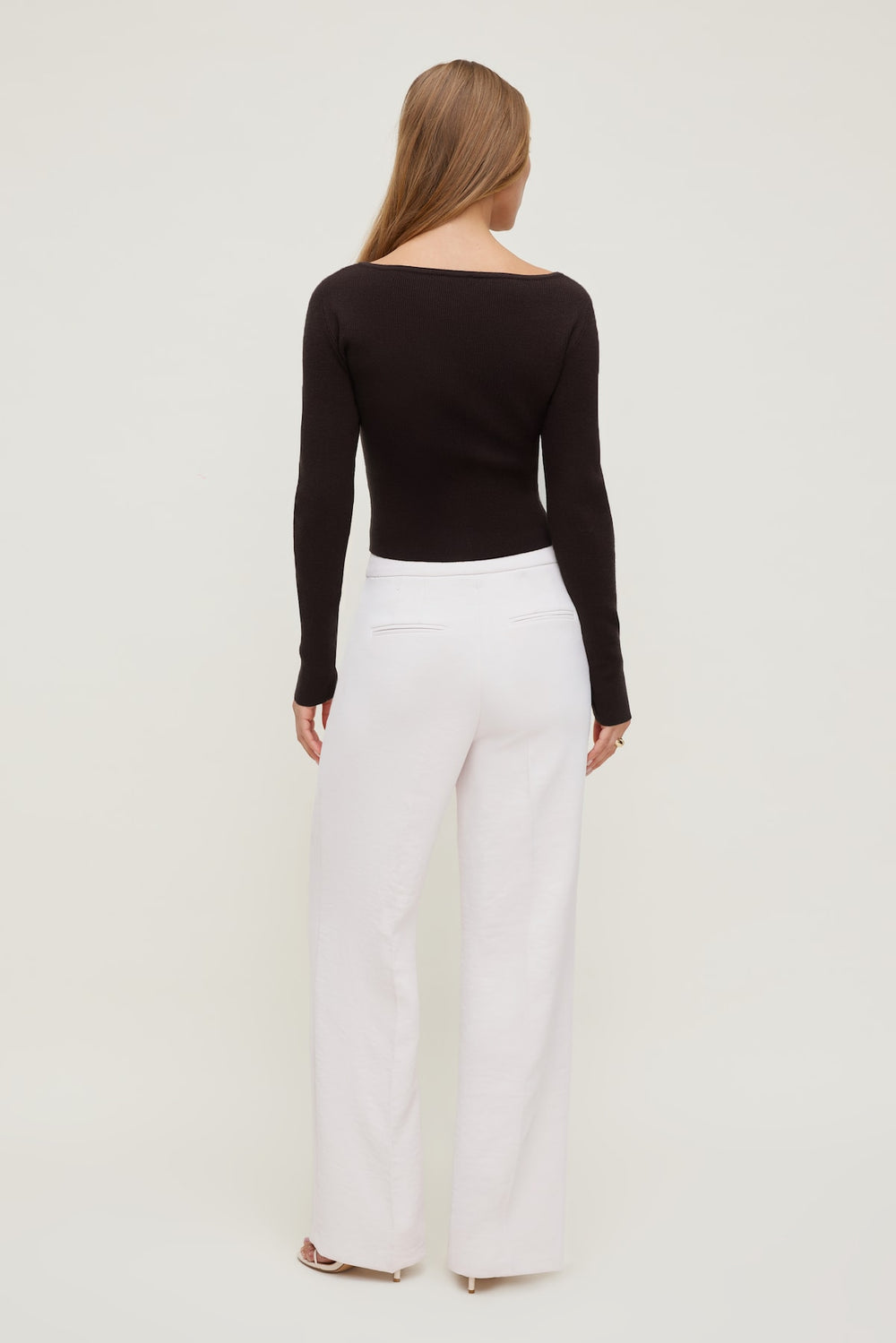 Dynamite Outlets | Yasmin Airflow Straight Leg Pants Beige