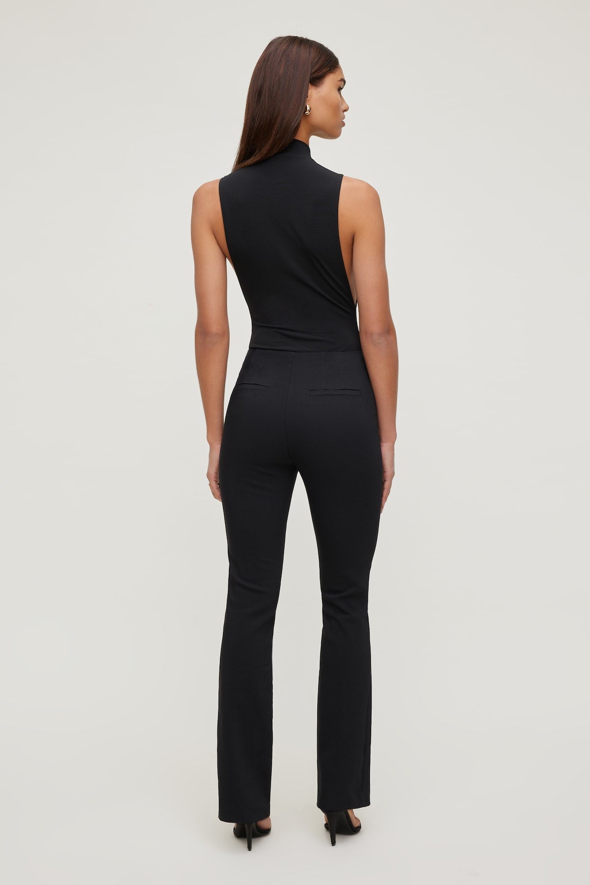Dynamite US | High Rise Slim Bootcut Pants Black