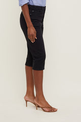 Dynamite On Sale | Stretch High Rise Slim Capri Jeans Blue