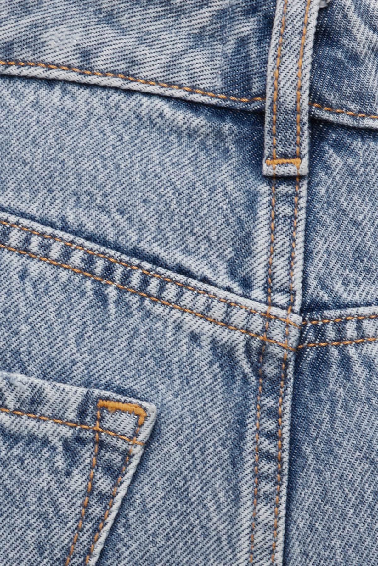 Dynamite Discount | Mika Mid Rise Relaxed Straight Leg Jeans Blue