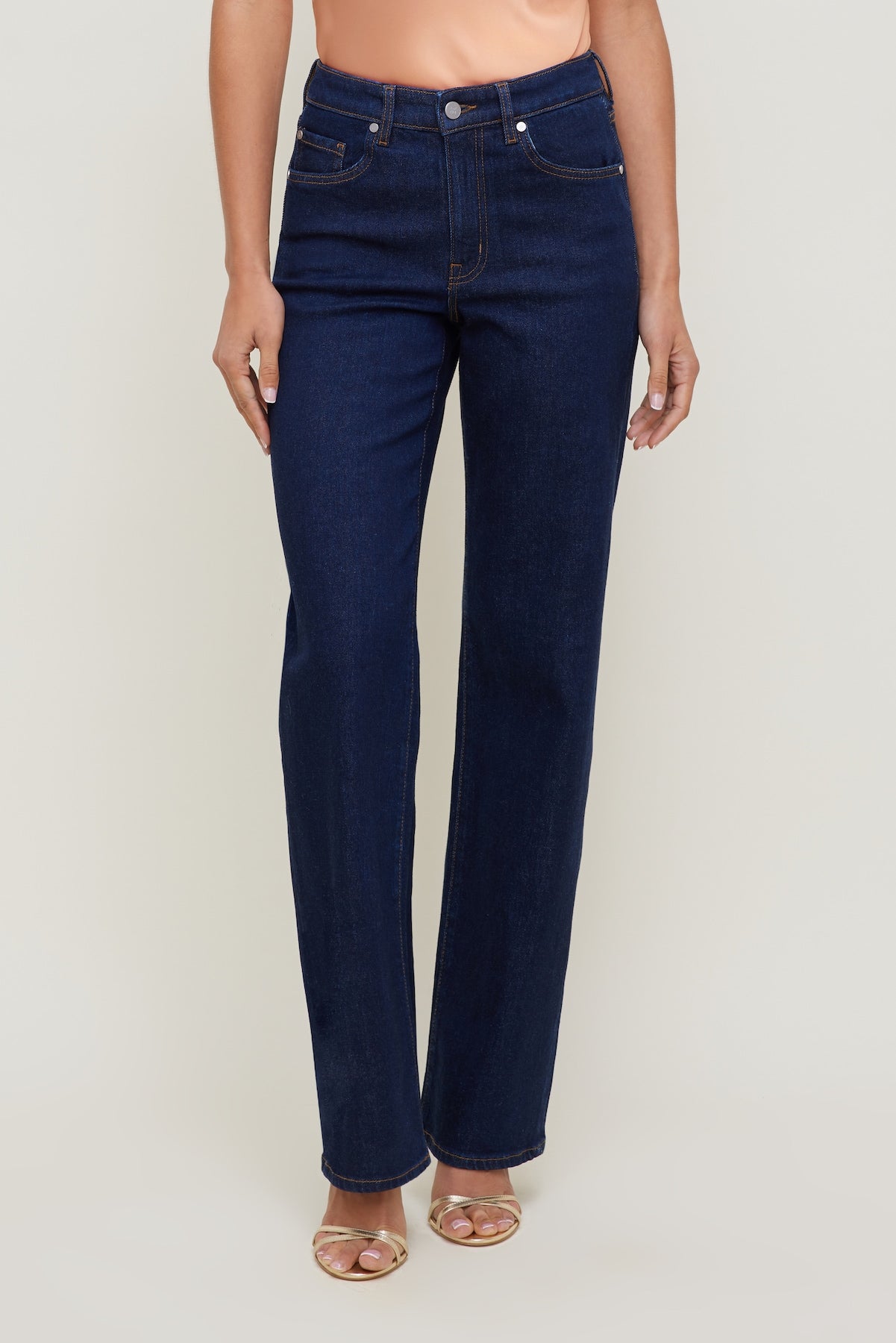 Dynamite Store | Heidi Stretch High Rise Wide Leg Jeans Blue