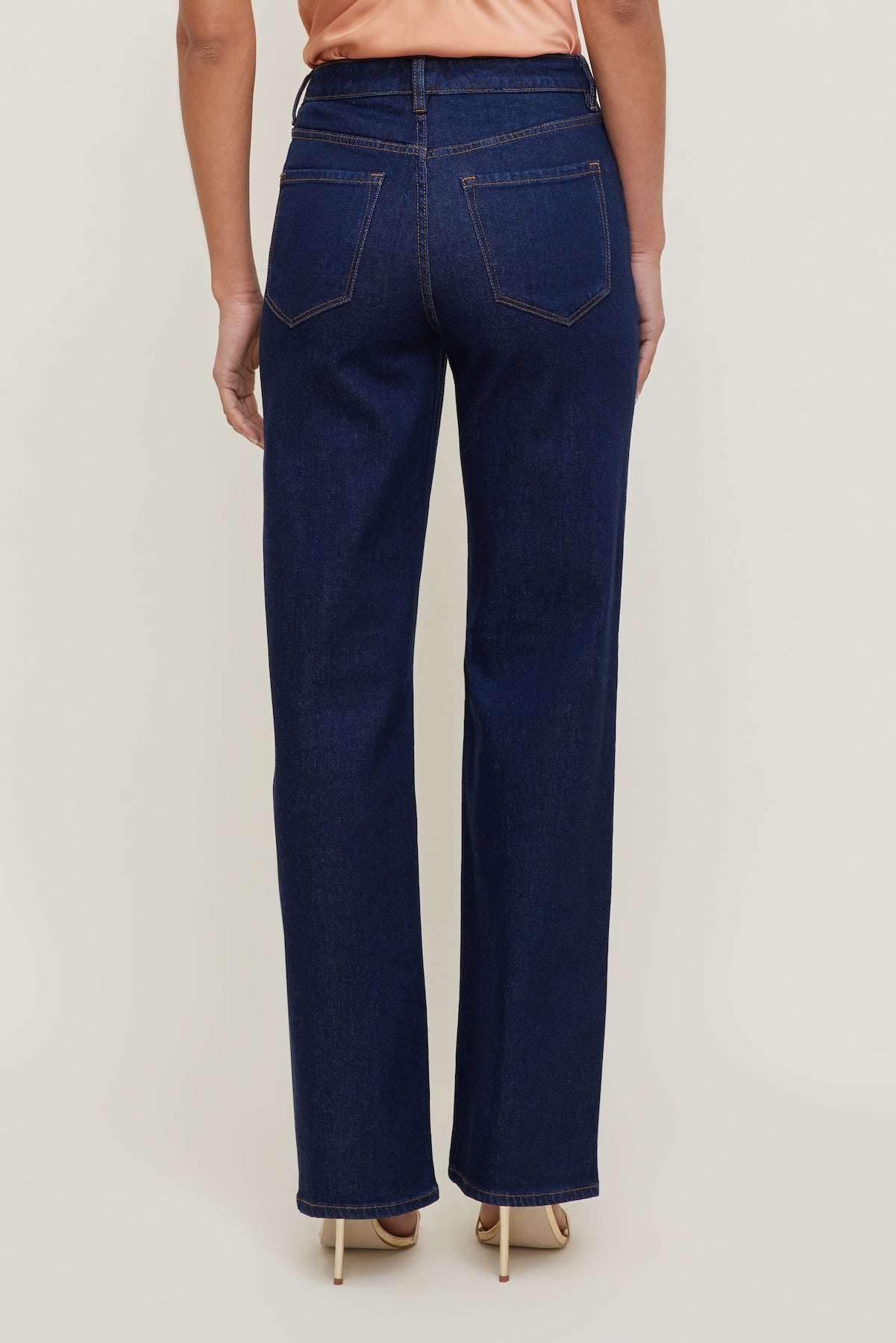 Dynamite Store | Heidi Stretch High Rise Wide Leg Jeans Blue