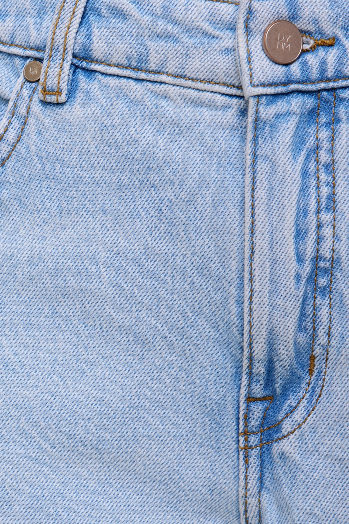 Dynamite US | Mika Mid Rise Relaxed Straight Leg Jeans Blue