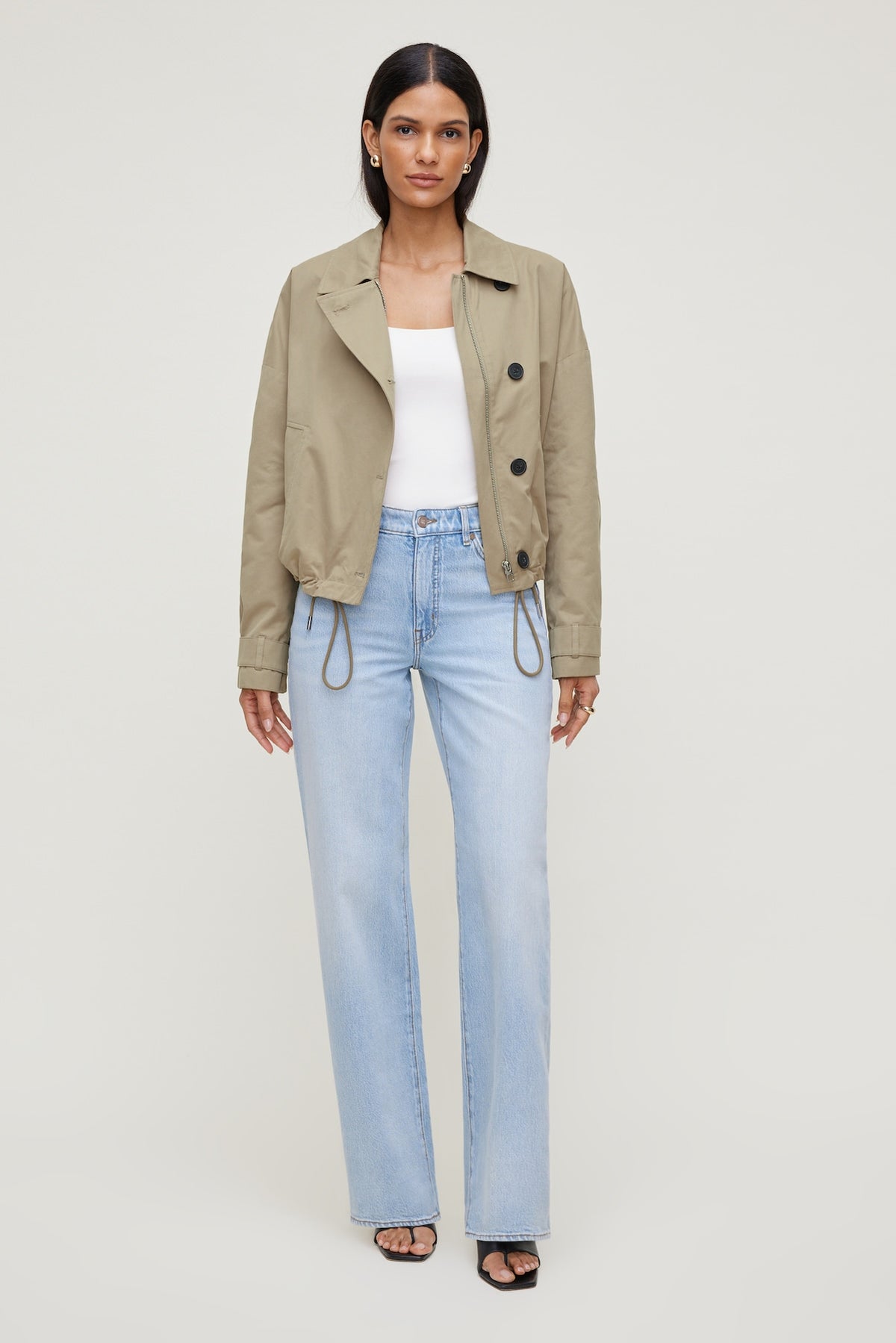 Dynamite On Sale | Heidi High Rise Wide Leg Jeans Blue