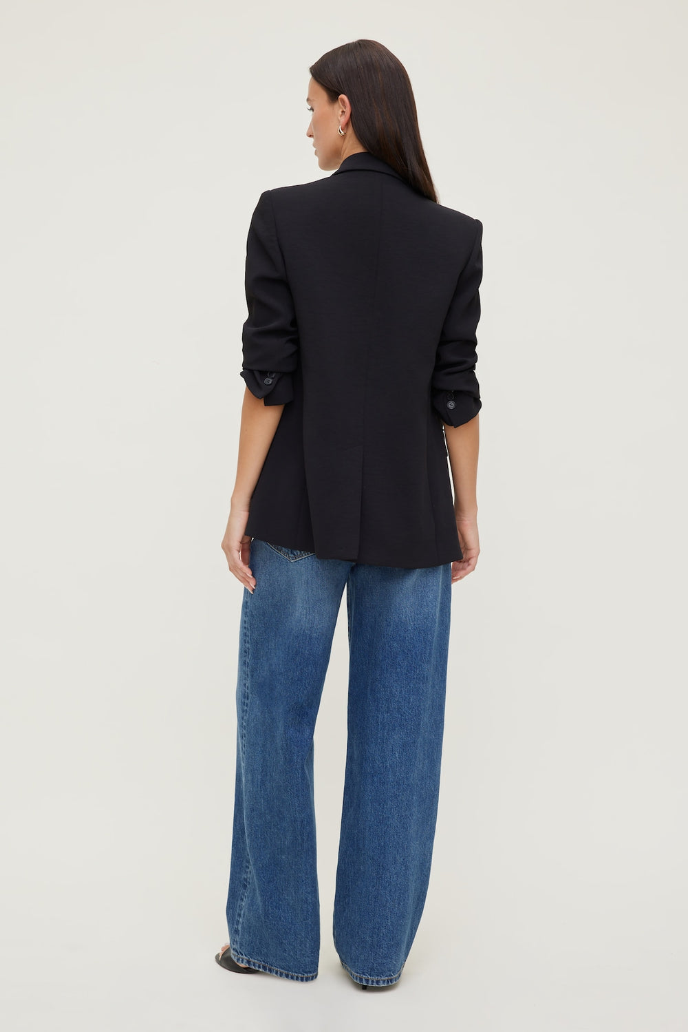 Dynamite Outlet | Rowan Mid Rise Baggy Wide Leg Jeans Blue