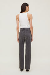 Dynamite Outlets | Heidi High Rise Wide Leg Jeans Black