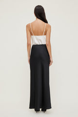 Dynamite Store | Satin Maxi Skirt Black