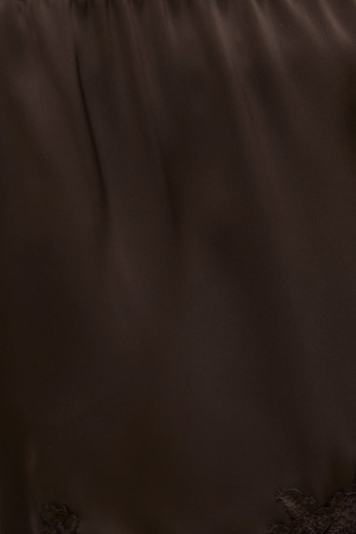 Dynamite On Sale | Lace Satin Shorts Brown