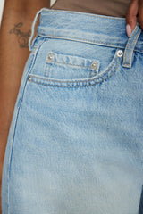 Dynamite On Sale | Miles Mid Rise Relaxed Denim Shorts Blue